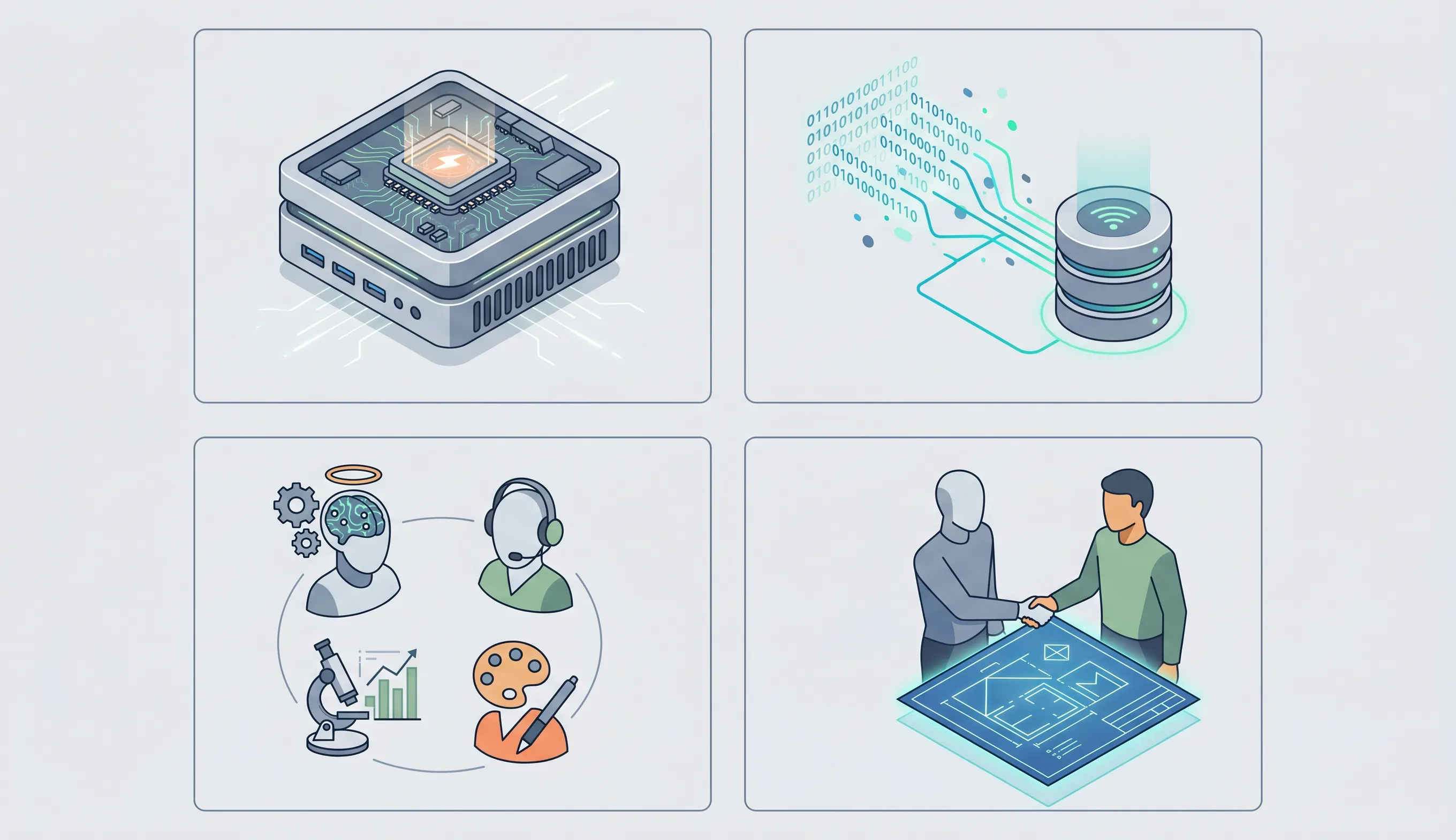 Les 4 piliers de l'infrastructure